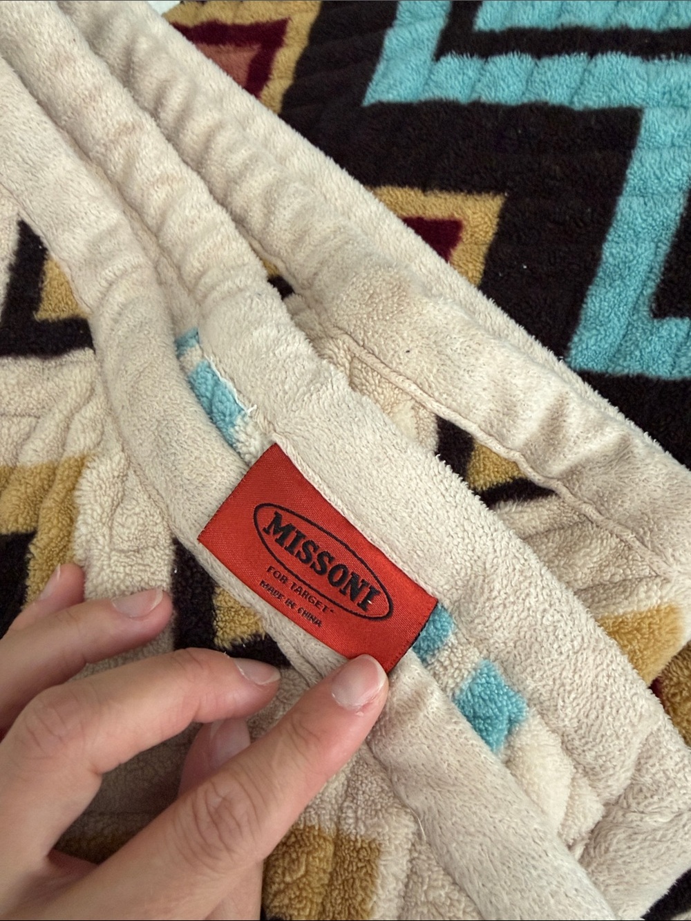 MISSONI FOR TARGET - Blanket/Throw with Label